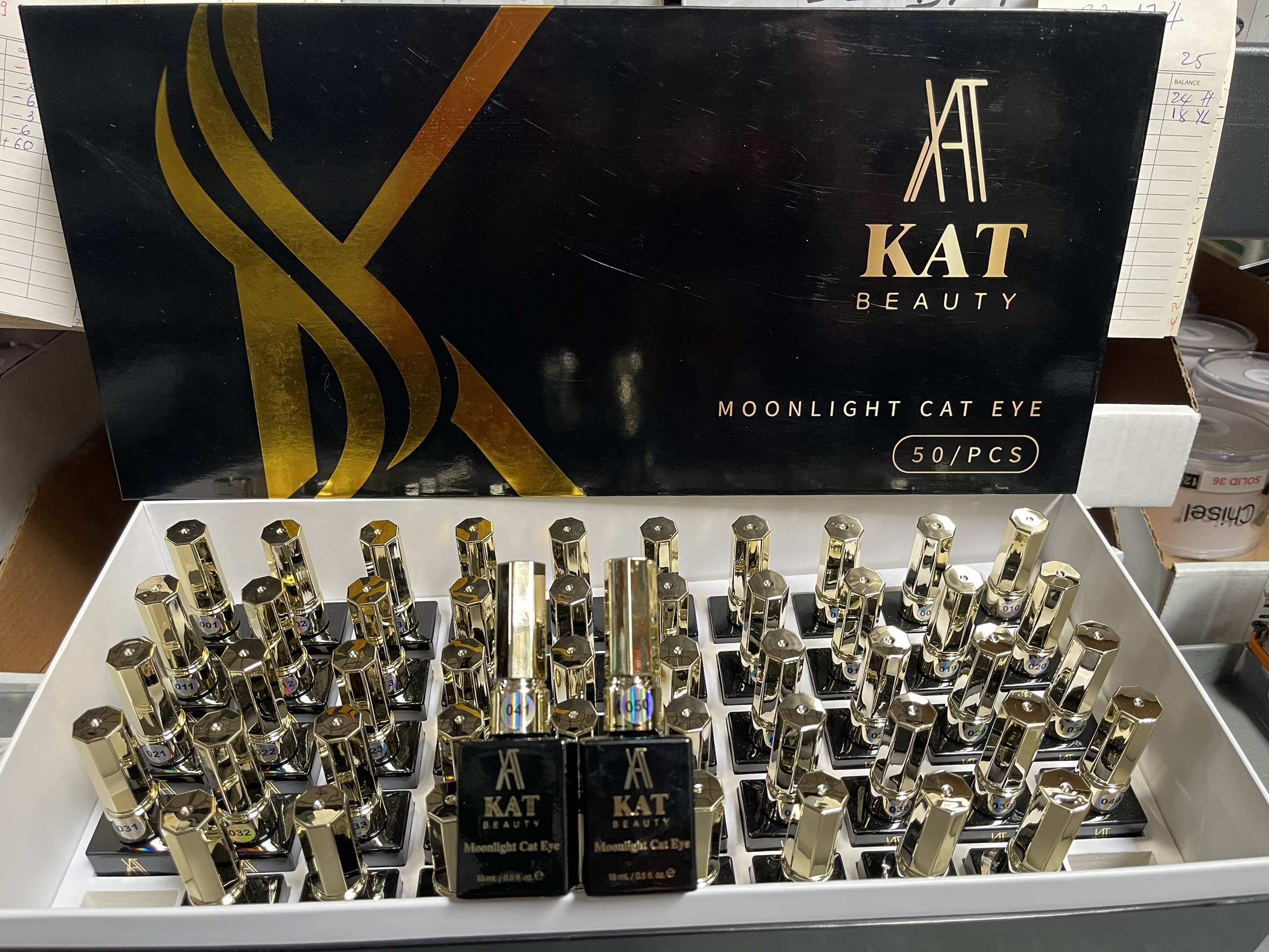 KAT Moonlight Cat Eye Gel, Set 50 Colors (01 - 50)