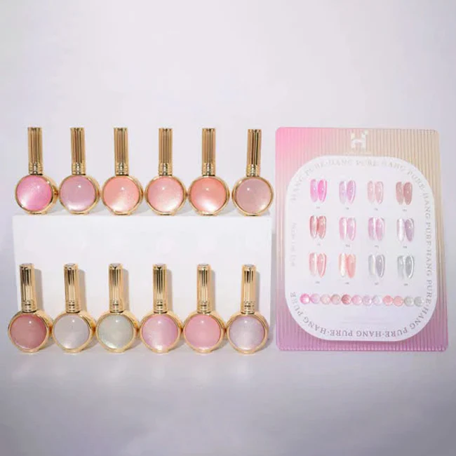 Hang Pure Nude Cat Eye Gel - 12 Colors w/ 1 Counter Display Hang