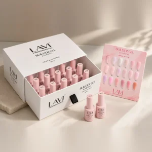 LAVI Builder Gel In A Bottle SET (18 Colors), 0.5oz (HEMA & TPO Free)