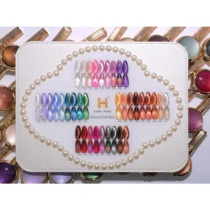 Hang Pure Starry Cat Eye 36 colors with Color Chart + Free 6pcs Top Coat