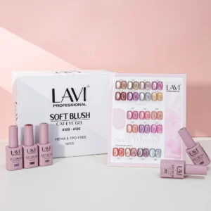 Lavi Cat Eye Gel Soft Blush Collection - 18 Colors w/ 1 Counter Display & 1 Magnet Tool