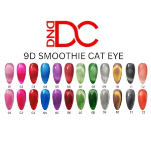 DND DC 9D Cat Eye Smoothie - Full Set 12 Colors