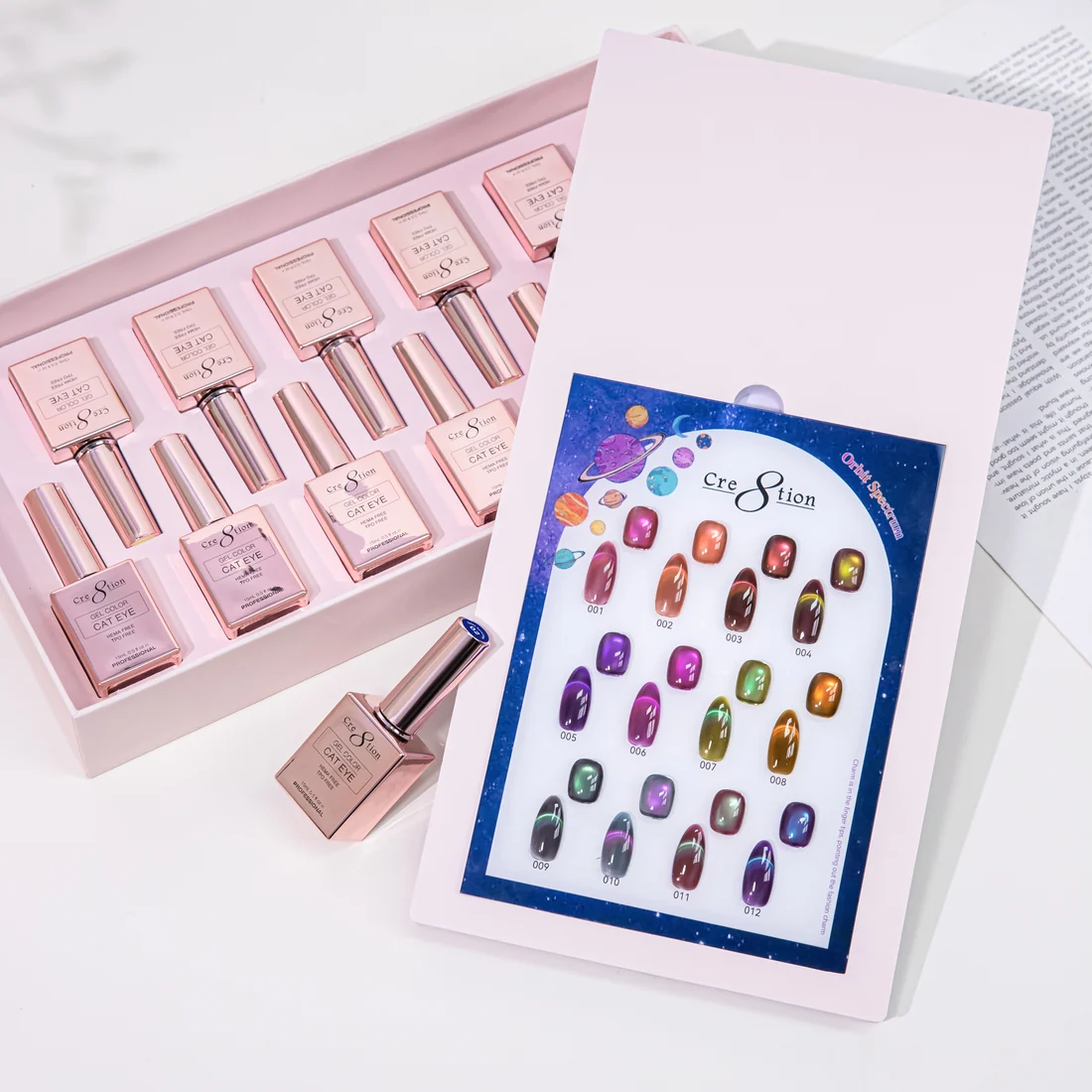 Cre8tion Cat Eye Orbit Spectrum Kit - 12 Colors - Image 3