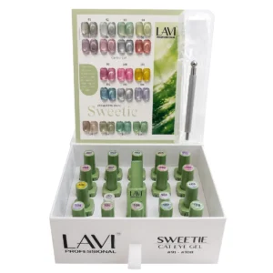 Alternative view of Lavi Cat Eye Gel Sweetie Collection - 18 Colors w/ 1 Counter Display & 1 Magnet Tool