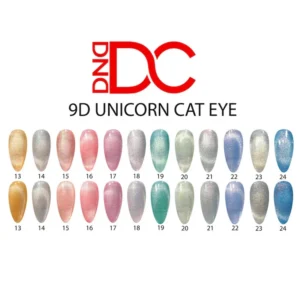 DND DC 9D Cat Eye Unicorn - Full Set 12 Colors