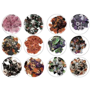 Cre8tion Colorful Nail Art Halloween 12 styles