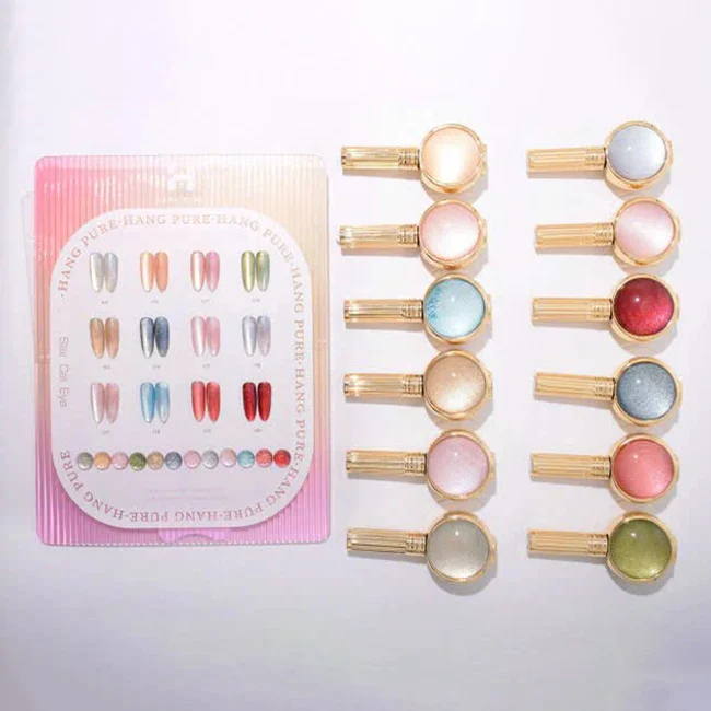 Hang Pure Star Cat Eye Gel - 12 Colors w/ 1 Counter Display