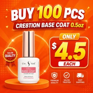 Cre8tion Gel Base Coat 0.5oz - Buy 100 With $4.50/Ea