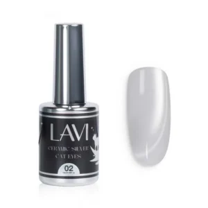 Lavi Ceramic Silver Cat Eyes Gel 0.5oz