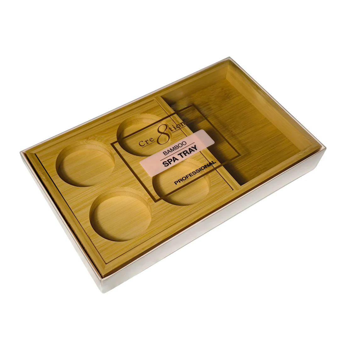 Cre8tion Bamboo Spa Tray - Image 3