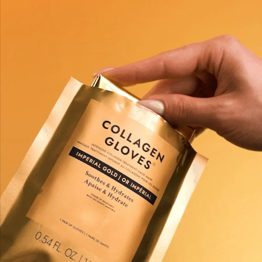 Voesh Collagen Gloves Imperial Gold - Image 2
