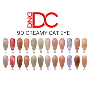 Alternative view of DND DC 9D Cat Eye Creamy - Full Set 12 Colors