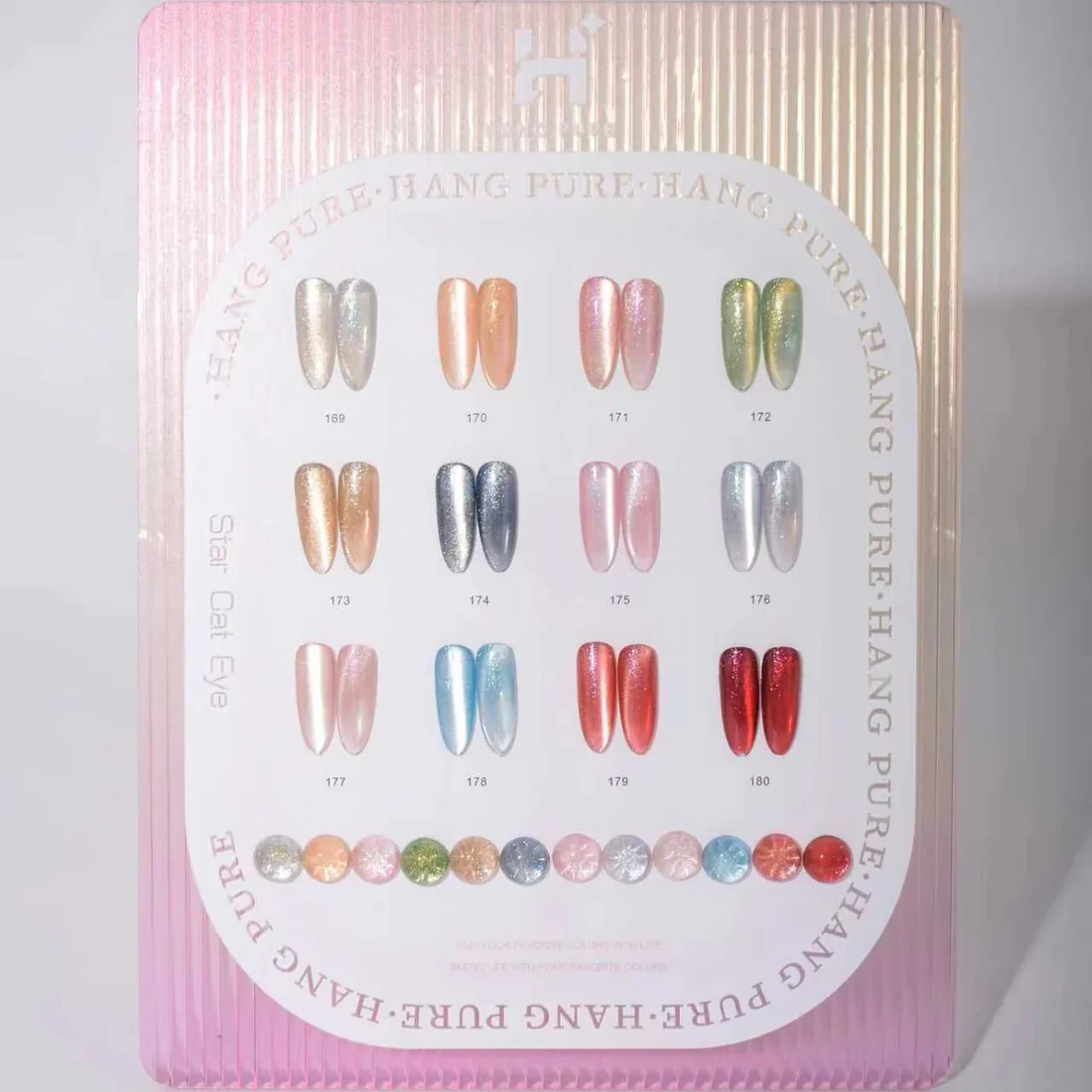 Hang Pure Star Cat Eye Gel - 12 Colors w/ 1 Counter Display - Image 2