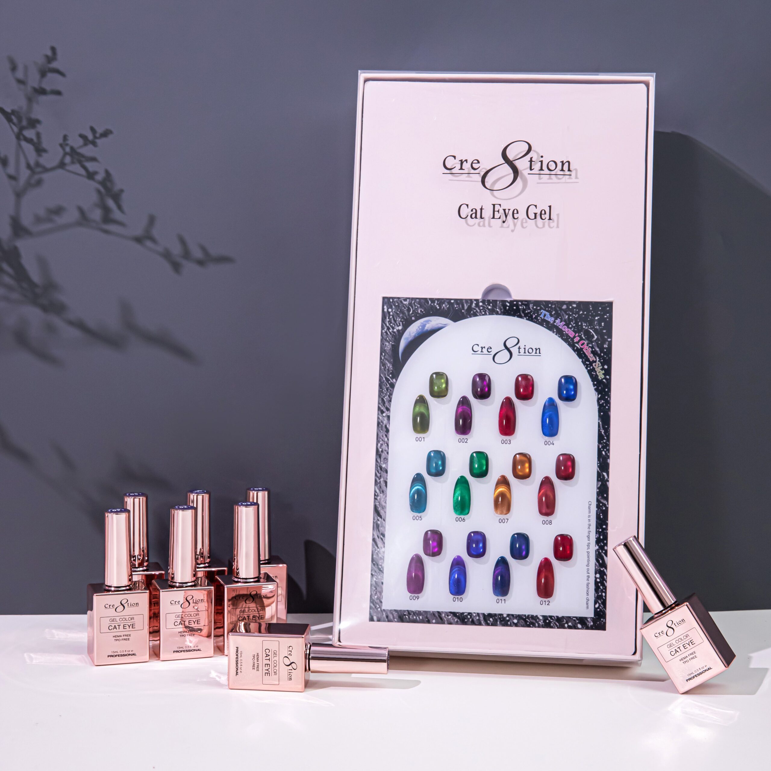 Cre8tion Cat Eye The Moon's Other Side Kit - 12 Colors