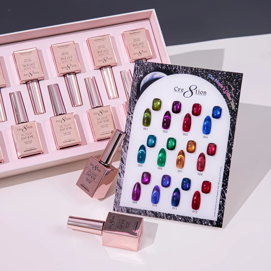 Cre8tion Cat Eye The Moon's Other Side Kit - 12 Colors - Image 2