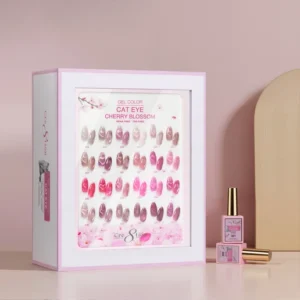 Cre8tion Cat Eye Gel Cherry Blossom Kit - 24 Colors