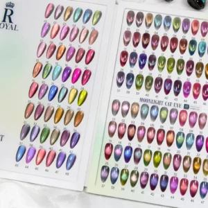 Royal Moonlight Cat Eye Collection 48 Colors w/ 1 Color Book
