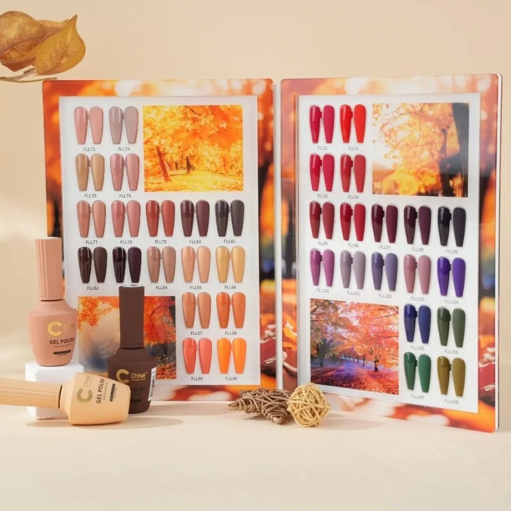 Chisel Fallen in Love Collection Gel 0.5oz - Set 36 Colors w/ 1 Acrylic Booklet - Image 2