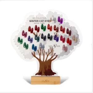 Cre8tion Tree Color Display - Winter Cat Eye
