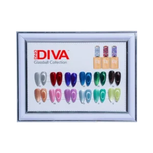 DND DIVA CAT EYE 9D - Glassball Collection 12 Color W/ Free 1 Color Chart & Magnet