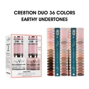Cre8tion Matching Color - Earthy Undertones Collection - 36 Colors w/ 2 Color Chart