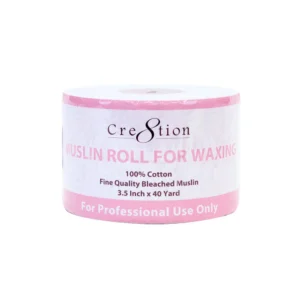 Cre8tion Muslin Waxing Roll, 40 yards x 3.5 (Pk: 24 rolls/case)
