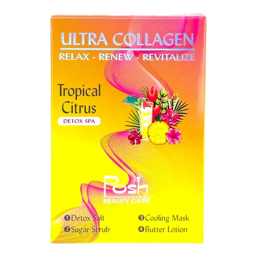Posh Deluxe Pedicure Kit 4in1, CASE, TROPICAL (Pk: 50 kits/case)