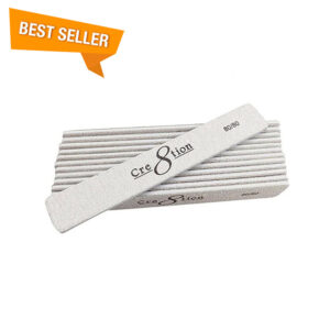 Cre8tion Nail File JUMBO Zebra Grit - USA Standard - 1 Pack/50pcs