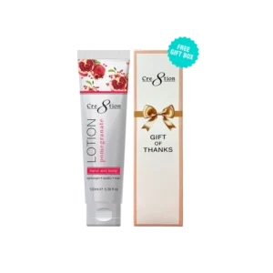 Cre8tion Hand & Body Lotion 100ml (3.3oz) - POMEGRANATE, CASE (Pk: 60 pcs/case)