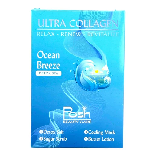 Posh Deluxe Pedicure Kit 4in1, CASE, OCEAN BREEZE (Pk: 50 kits/case)