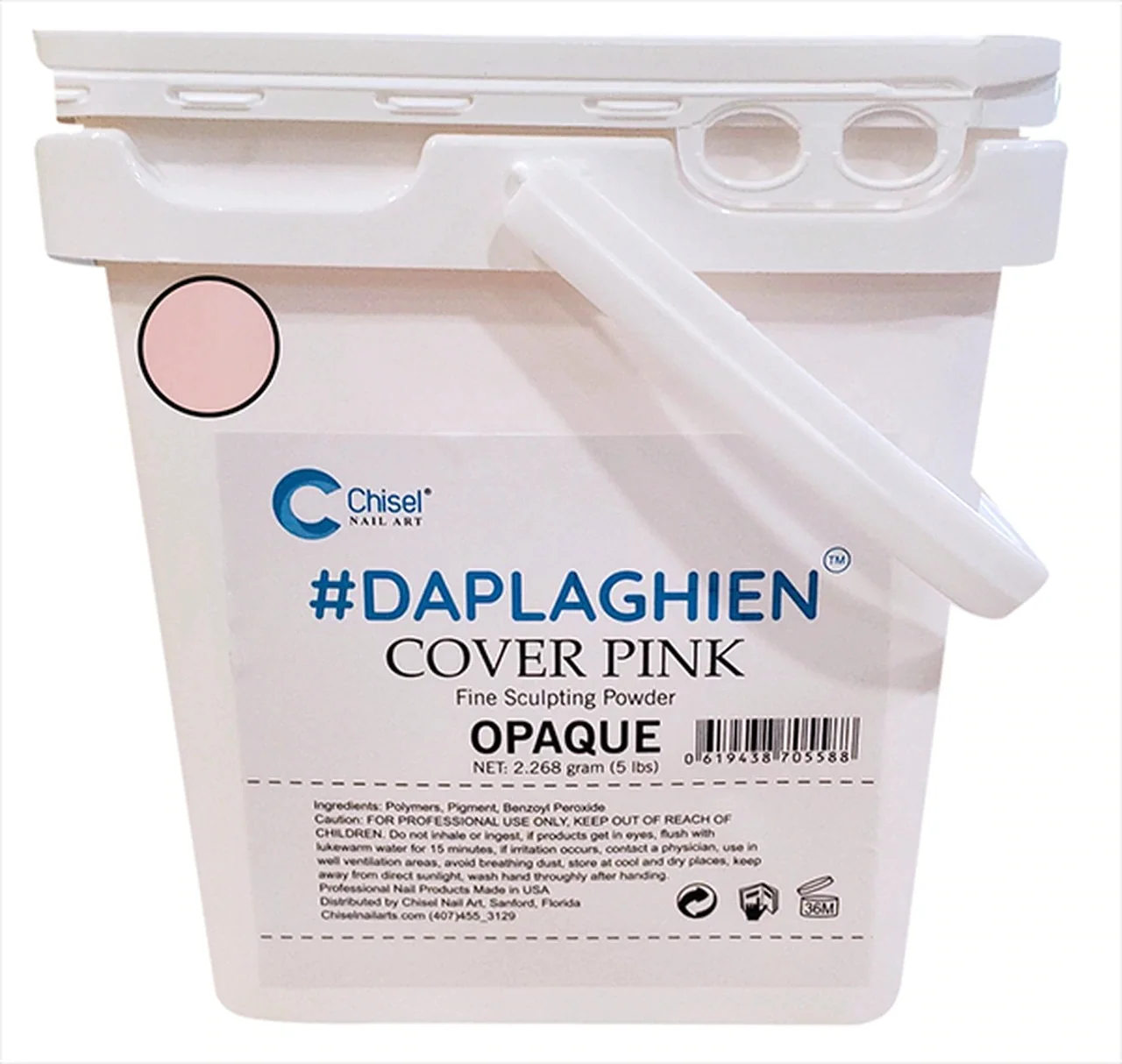Chisel POWDER (Dap La Ghien) 5lbs, COVER PINK