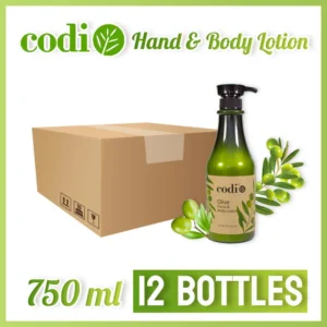 Codi Olive Lotion (CASE), 750ml (25oz)