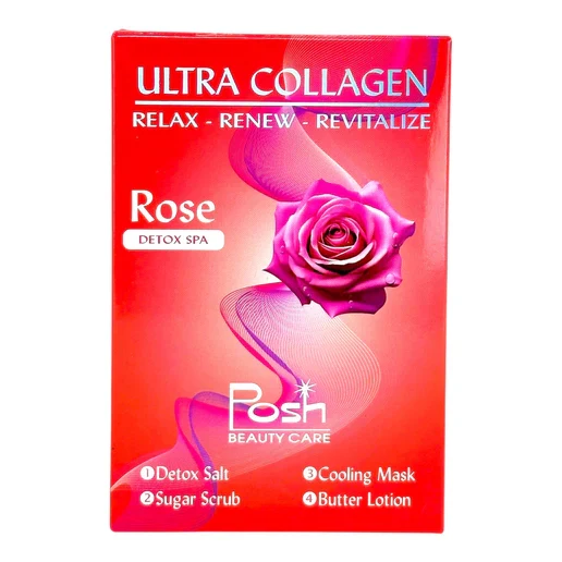 Posh Deluxe Pedicure Kit 4in1, CASE, ROSE (Pk: 50 kits/case)