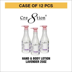 Cre8tion Hand & Body Lotion 750ml (25oz) - LAVENDER, CASE (PK: 12 pcs/case)