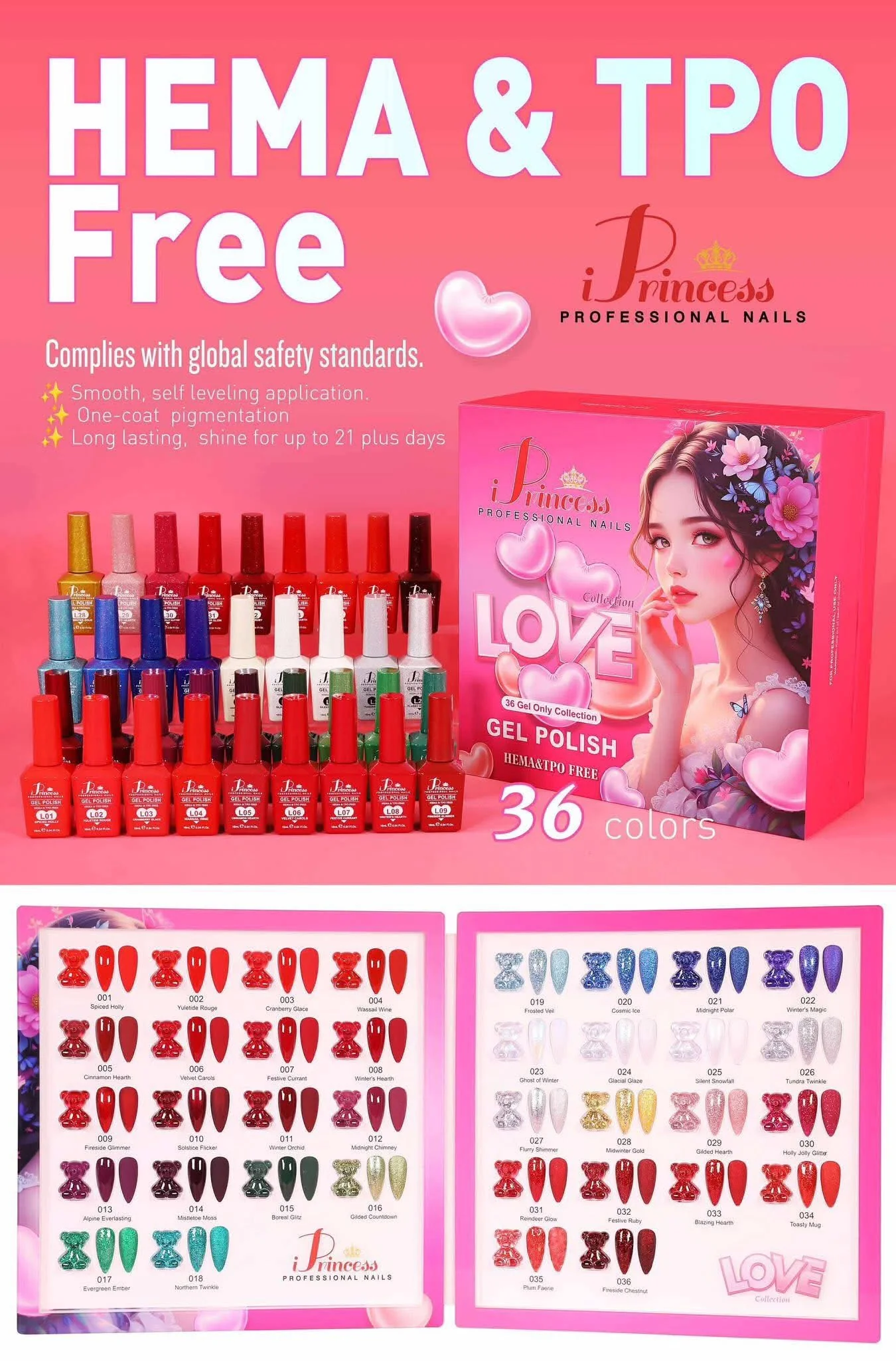 iPrincess Love Collection 36 Colors (Gel only) - Image 2