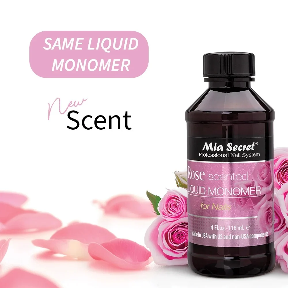 Mia Secret Rose Scented Liquid Monomer 4oz - Image 4
