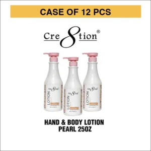 Cre8tion Hand & Body Lotion 750ml (25oz) - PEARL, CASE (PK: 12 pcs/case)