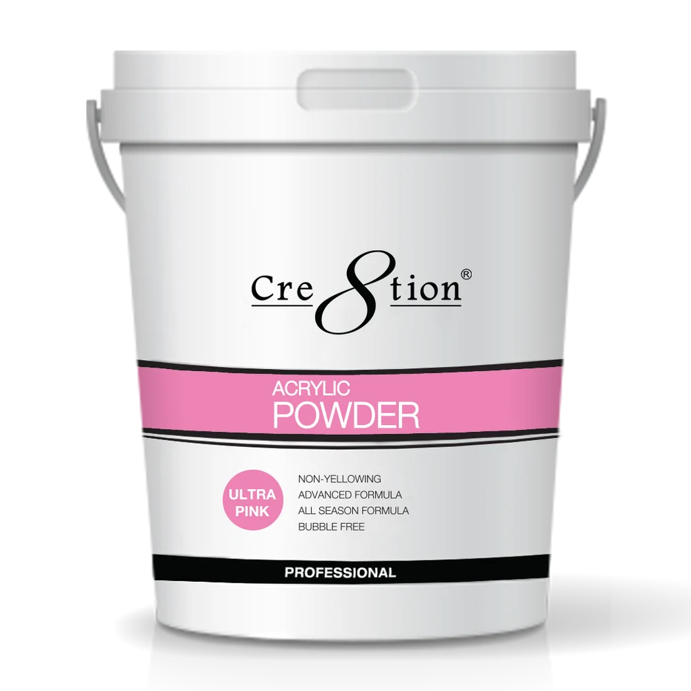 Cre8tion Acrylic Powder Pinker (Transparent) - 25lbs