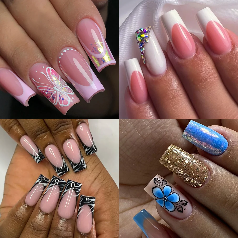 Cre8tion Special Shape Tip Square Clear - Short - Image 3