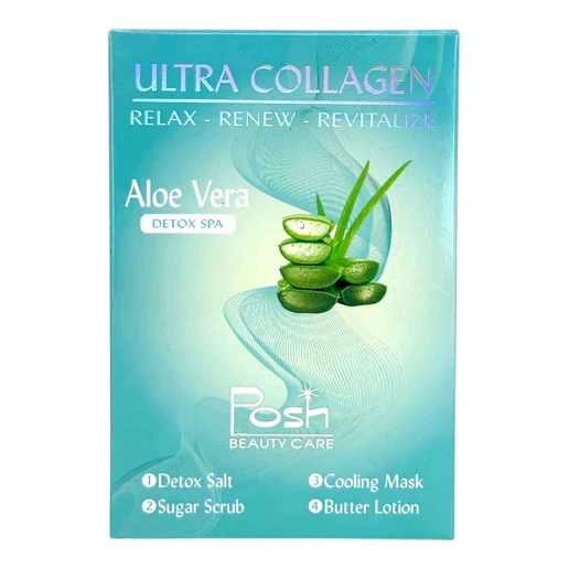 Posh Deluxe Pedicure Kit 4in1, CASE, ALOE VERA (Pk: 50 kits/case)