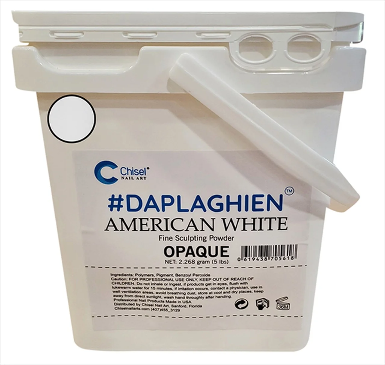 Chisel POWDER (Dap La Ghien) 5lbs, AMERICAN WHITE