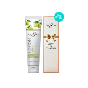 Cre8tion Hand & Body Lotion 100ml (3.3oz) - OLIVE, CASE (Pk: 60 pcs/case)
