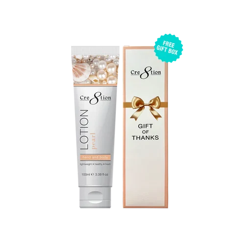 Cre8tion Hand & Body Lotion 100ml (3.3oz) - PEARL, CASE (Pk: 60 pcs/case)