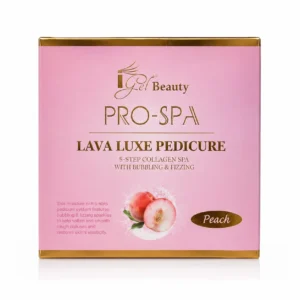 iGel Lava Luxe Pedicure Kit 5 Steps, CASE, PEACH