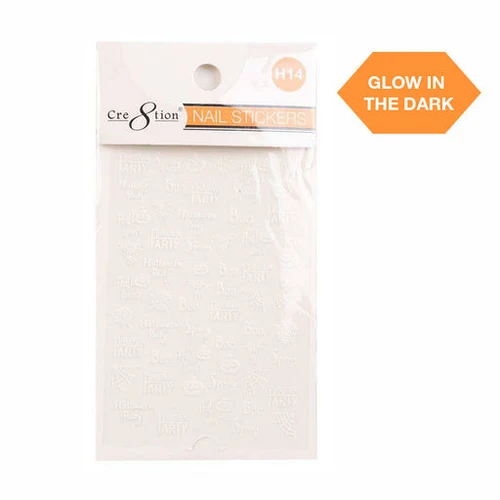 Cre8tion Nail Art Stickers - Halloween (14 Styles) - Image 15