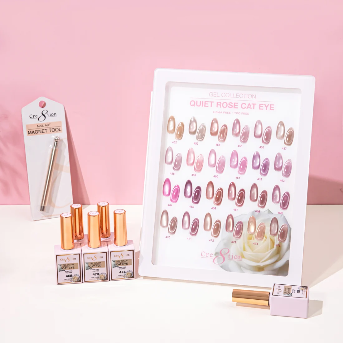 Cre8tion Cat Eye Quiet Rose Kit - 24 Colors - Image 3
