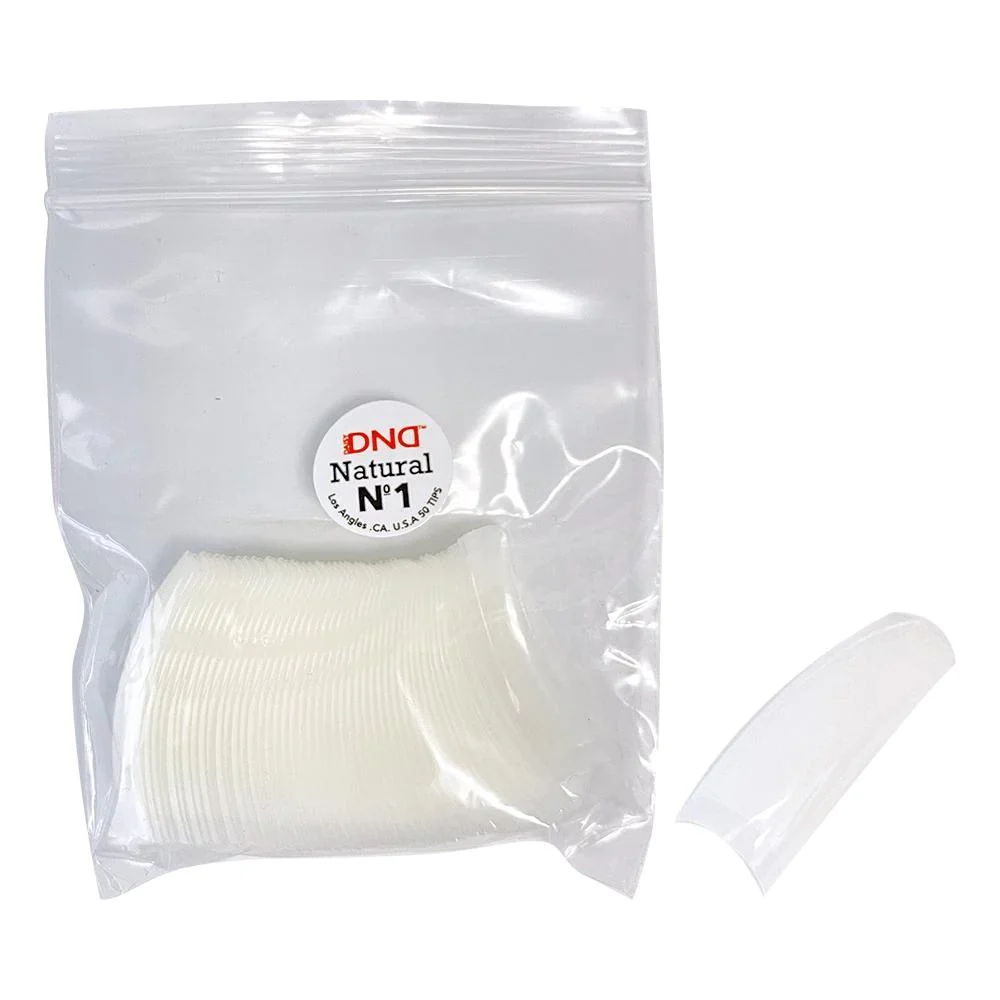 DND Natural Tips #01, BIG BAG (Pk: 50 pcs/bag, 100 bags/big bag)