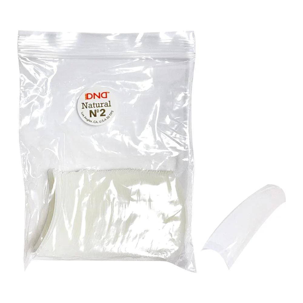 DND Natural Tips #02, BIG BAG (Pk: 50 pcs/bag, 100 bags/big bag)
