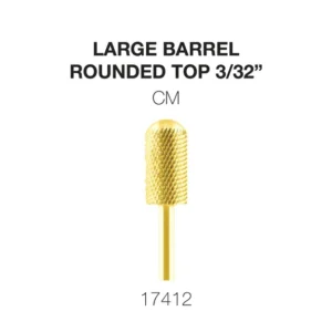 Cre8tion Carbide, Round Top Gold, Large Barrel, CM 3/32