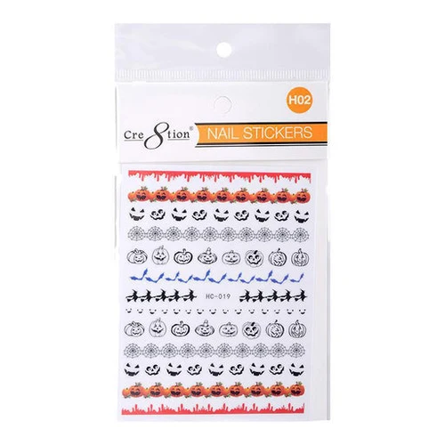 Cre8tion Nail Art Stickers - Halloween (14 Styles) - Image 3